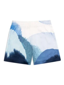 Shorts And Swim|Sergio Tacchini Spiaggia Cabana Short- Maritime Blue/ Multi