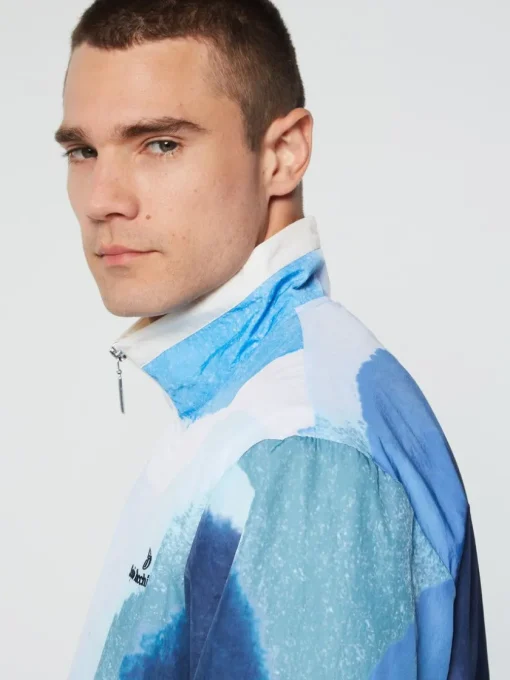 View All|Sergio Tacchini Spiaggia Track Jacket- Maritime Blue/ Multi