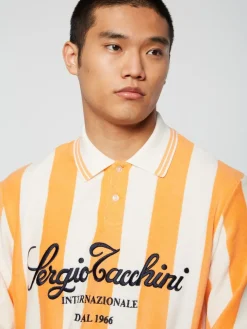 Polos|Sergio Tacchini Sponda Polo- Gardenia/ Tangerine