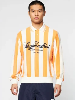 Matching Separates|Sergio Tacchini Sponda Polo- Gardenia/ Tangerine