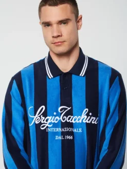 Polos|Sergio Tacchini Sponda Polo- Palace Blue/ Maritime Blue