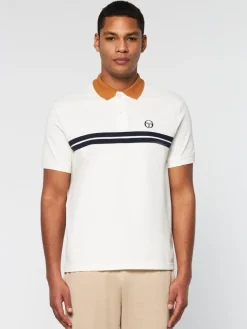 View All|Sergio Tacchini Supermac Polo- Gardenia/ Meerkat