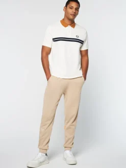 The Essentials|Sergio Tacchini Supermac Polo- Gardenia/ Meerkat