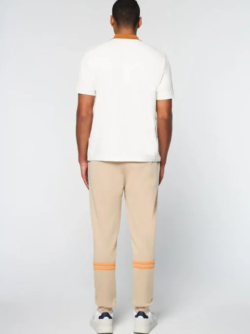 The Essentials|Sergio Tacchini Supermac Polo- Gardenia/ Meerkat