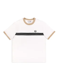 View All|Sergio Tacchini Supermac T-Shirt- White/ Humus