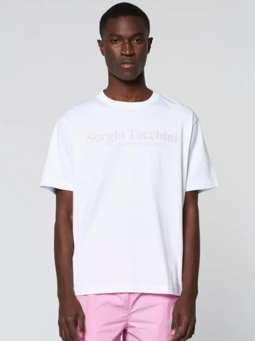 View All|Sergio Tacchini Tabellone T-Shirt- White