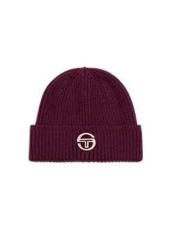 Knitwear|Sergio Tacchini Tacchini Beanie-Grape Wine