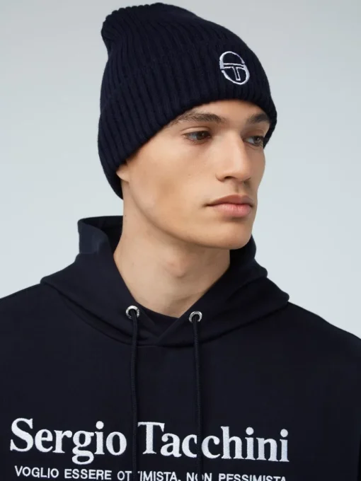 Knitwear|Sergio Tacchini Tacchini Beanie-Night Sky