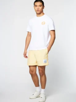 T-Shirts|Sergio Tacchini Tenda T-Shirt- Brilliant White/ Tangerine