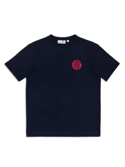 The Essentials|Sergio Tacchini Tenda T-Shirt- Maritime Blue
