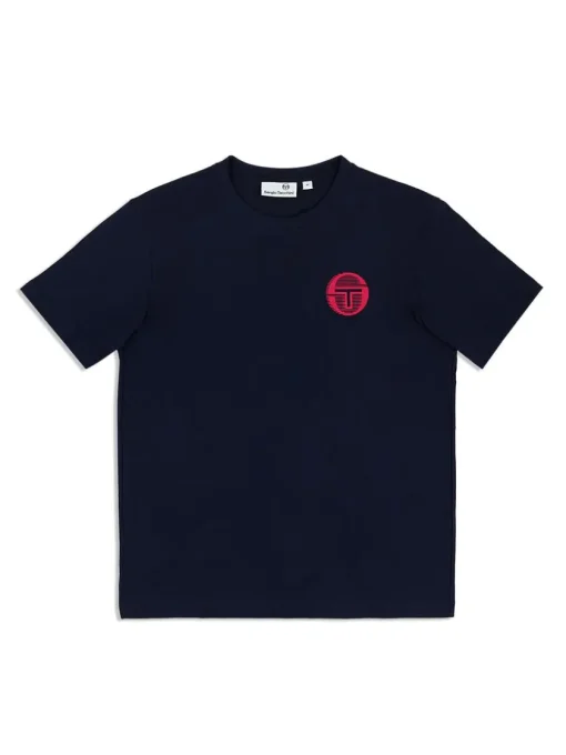 The Essentials|Sergio Tacchini Tenda T-Shirt- Maritime Blue