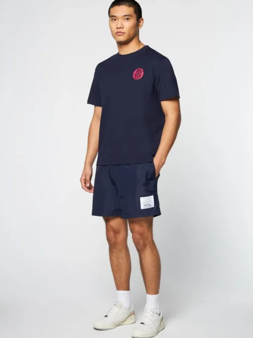 The Essentials|Sergio Tacchini Tenda T-Shirt- Maritime Blue