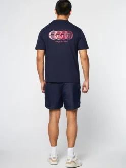 The Essentials|Sergio Tacchini Tenda T-Shirt- Maritime Blue