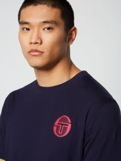 The Essentials|Sergio Tacchini Tenda T-Shirt- Maritime Blue