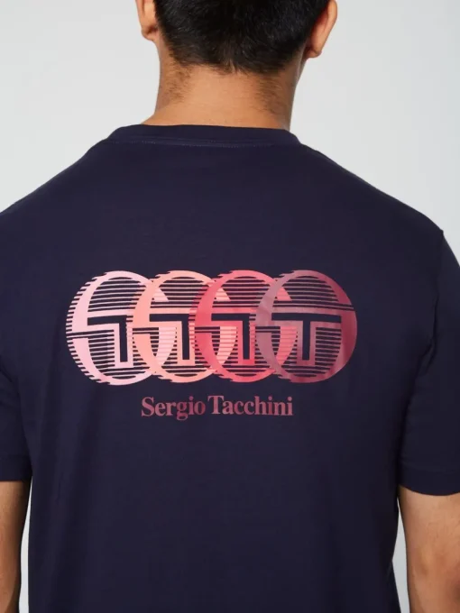 The Essentials|Sergio Tacchini Tenda T-Shirt- Maritime Blue