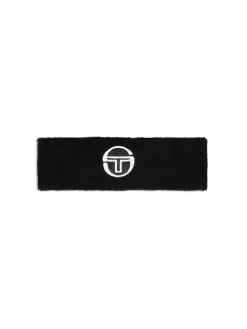 For The Court|Sergio Tacchini Tennis Headband- Black