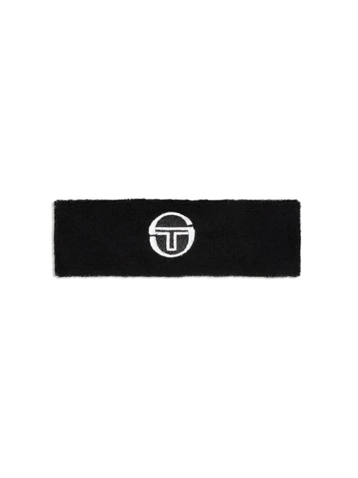 For The Court|Sergio Tacchini Tennis Headband- Black