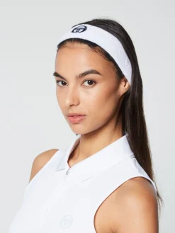 For The Court|Sergio Tacchini Tennis Headband- White
