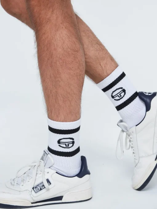 Socks|Sergio Tacchini Tennis Sock- White