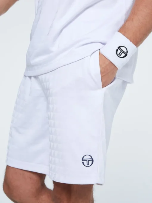 For The Court|Sergio Tacchini Tennis Wristband- White