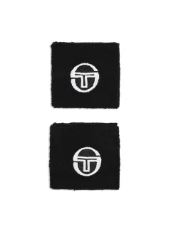 For The Court|Sergio Tacchini Tennis Wristband-Black