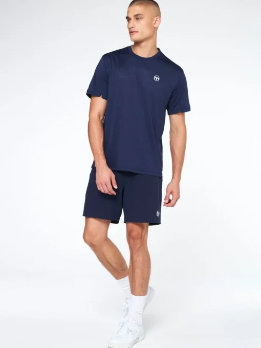 View All|Sergio Tacchini Tennis Young Line Pro T-Shirt-Maritime Blue