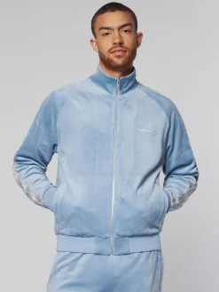 Velour|Sergio Tacchini Tipo Velour Track Jacket- Mountain Spring