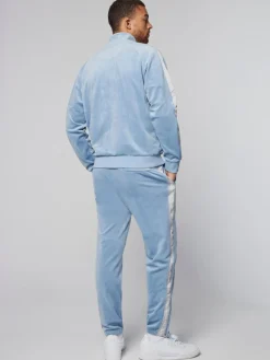 Velour|Sergio Tacchini Tipo Velour Track Jacket- Mountain Spring
