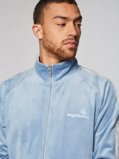 Velour|Sergio Tacchini Tipo Velour Track Jacket- Mountain Spring