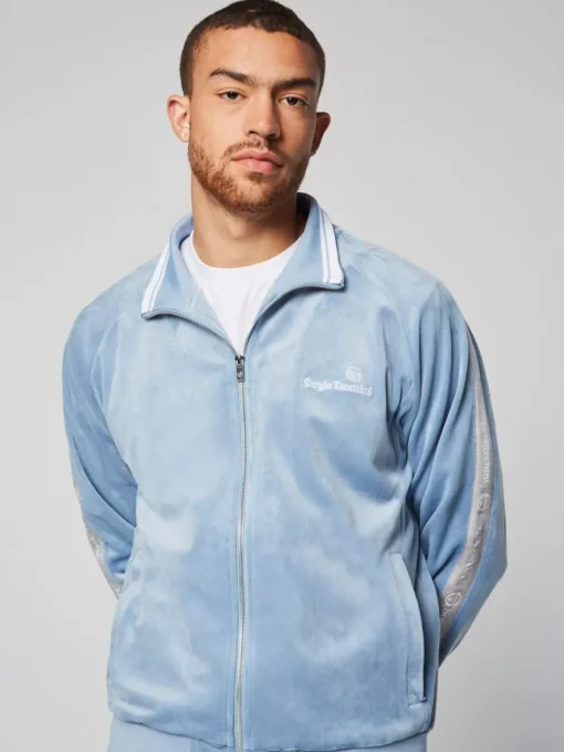 Velour|Sergio Tacchini Tipo Velour Track Jacket- Mountain Spring