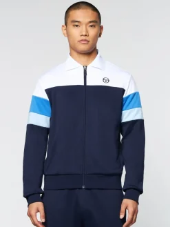 Jackets|Sergio Tacchini Tomme Track Jacket Archivio- Maritime Blue