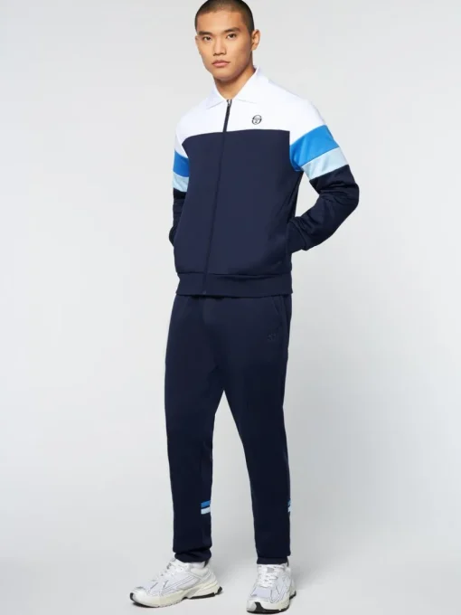 View All|Sergio Tacchini Tomme Track Jacket Archivio- Maritime Blue