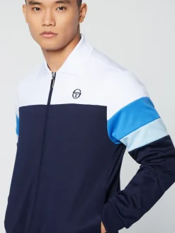 View All|Sergio Tacchini Tomme Track Jacket Archivio- Maritime Blue