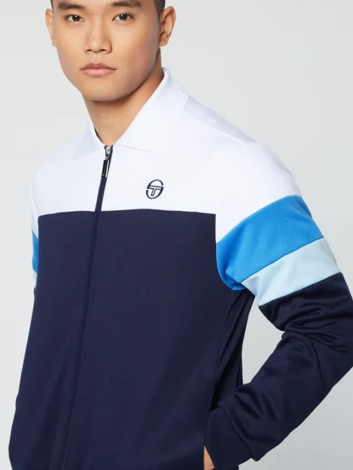 View All|Sergio Tacchini Tomme Track Jacket Archivio- Maritime Blue
