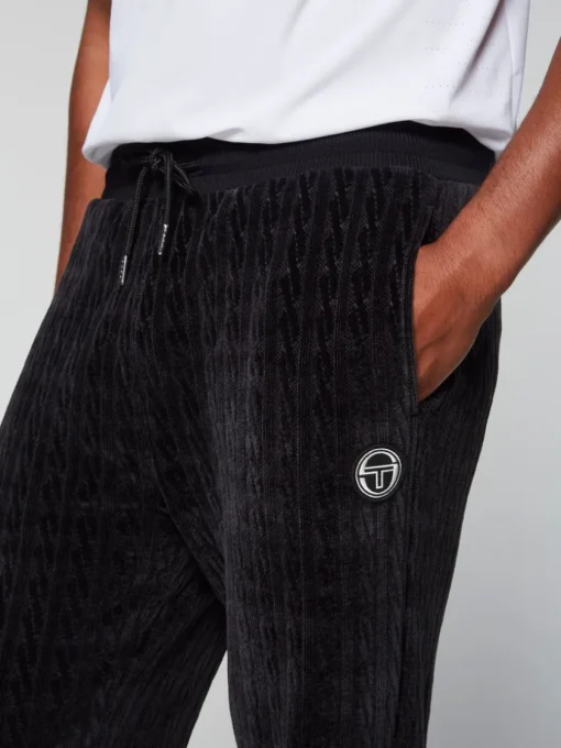 Velour|Sergio Tacchini Trento Pant- Black Beauty