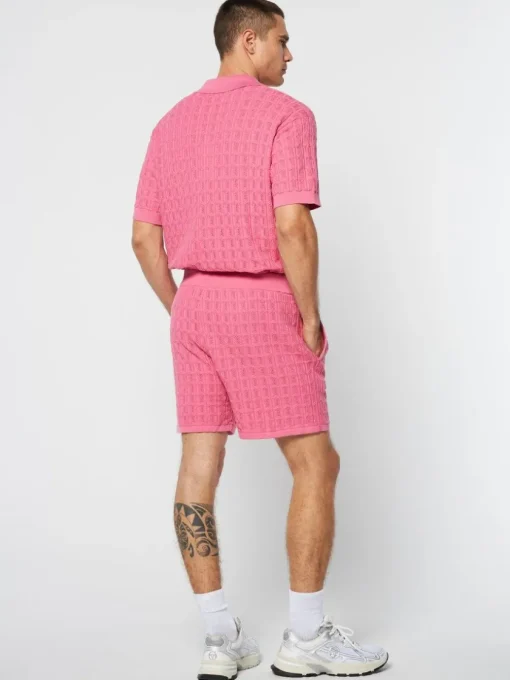 Knitwear|Sergio Tacchini Ulivo Crochet Short- Wild Rose