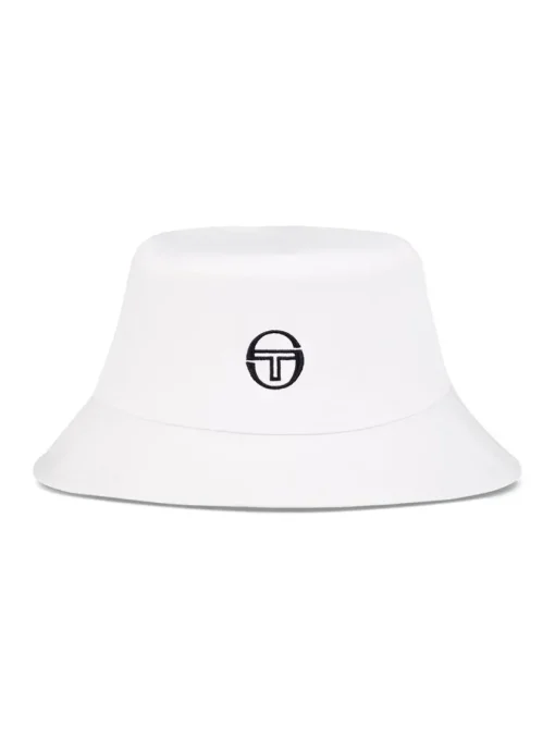 Headwear|Sergio Tacchini Vacanza Bucket Hat- Brilliant White