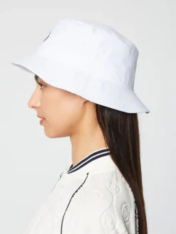 Headwear|Sergio Tacchini Vacanza Bucket Hat- Brilliant White
