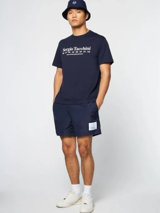 For The Court|Sergio Tacchini Vacanza Bucket Hat- Maritime Blue
