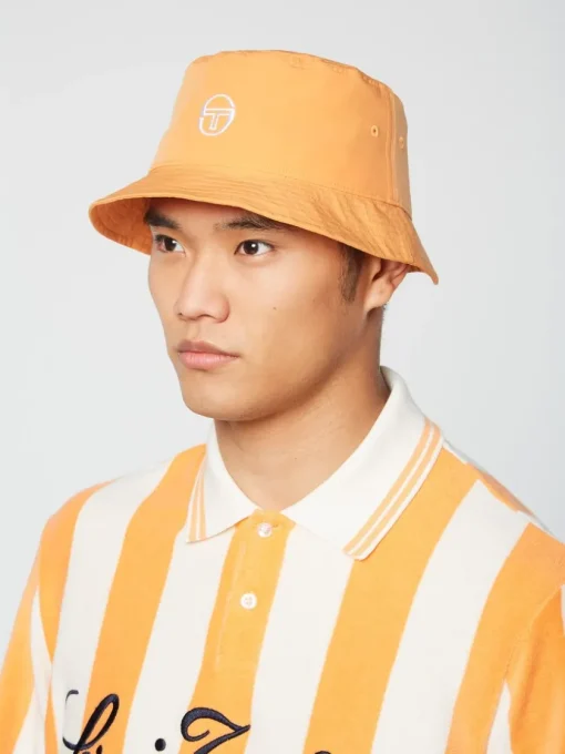 For The Court|Sergio Tacchini Vacanza Bucket Hat- Tangerine