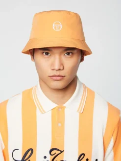 For The Court|Sergio Tacchini Vacanza Bucket Hat- Tangerine