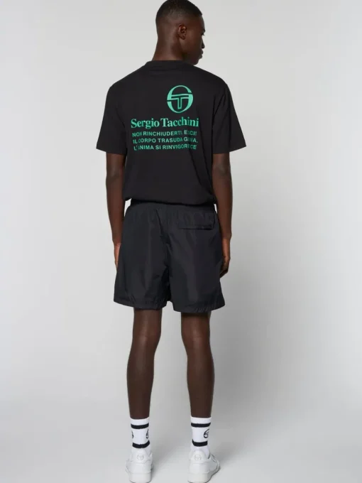 For The Court|Sergio Tacchini Varenna Short- Black
