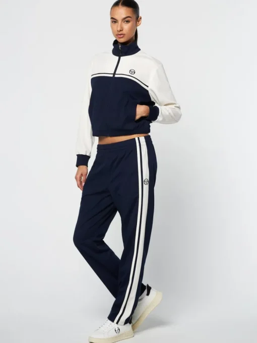 For The Court|Sergio Tacchini Vasto Track Jacket- Maritime Blue