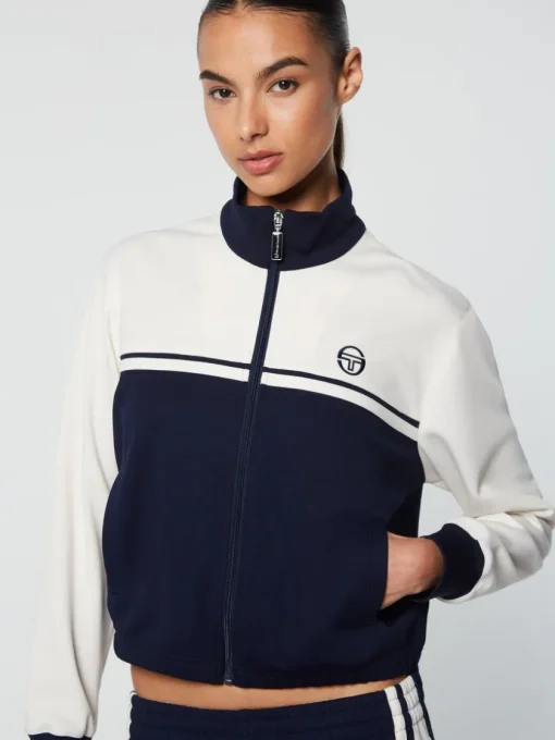 For The Court|Sergio Tacchini Vasto Track Jacket- Maritime Blue