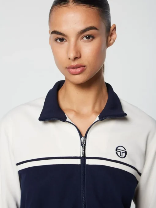 For The Court|Sergio Tacchini Vasto Track Jacket- Maritime Blue