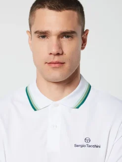 View All|Sergio Tacchini Veloce Polo- Brilliant White