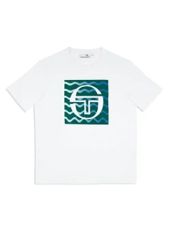 View All|Sergio Tacchini Veloce T-Shirt- Brilliant White