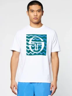 View All|Sergio Tacchini Veloce T-Shirt- Brilliant White