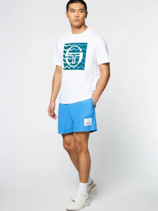 View All|Sergio Tacchini Veloce T-Shirt- Brilliant White