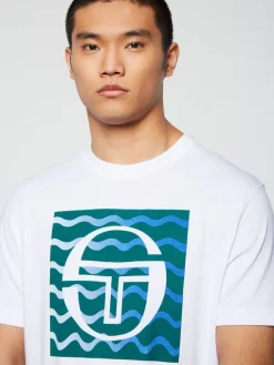 View All|Sergio Tacchini Veloce T-Shirt- Brilliant White